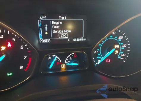 2016 Ford Escape S z USA, uszkodzony, nr VIN 1FMCU0F76GUC09960